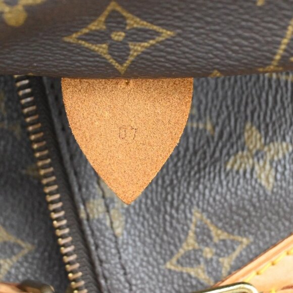 LOUIS VUITTON Speedy 40 Travel Hand Bag Monogram Leather Brown - Picture 11 of 16